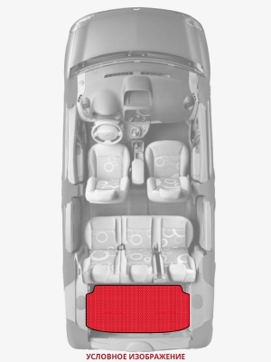 ЭВА коврики «Queen Lux» багажник для ИЖ Москвич 408